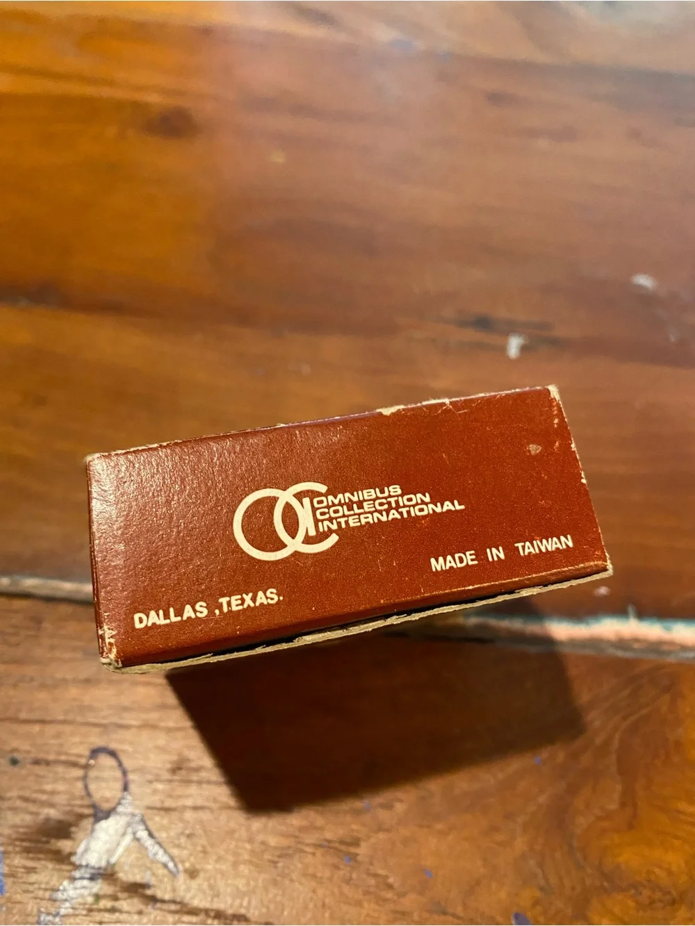Vintage Vienna glass Cookie Stamp in original package